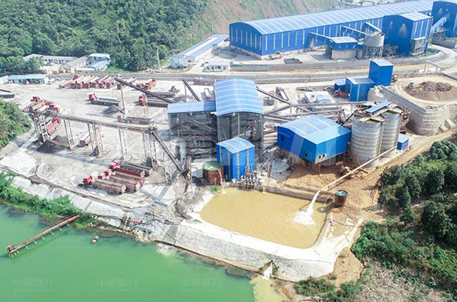湖北省中昇东浩荆门建材时产500-600吨机制砂生产线