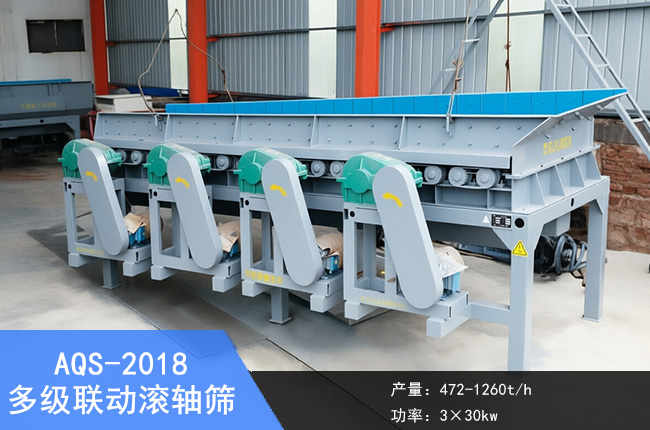 AQS-2018多级联动滚轴筛