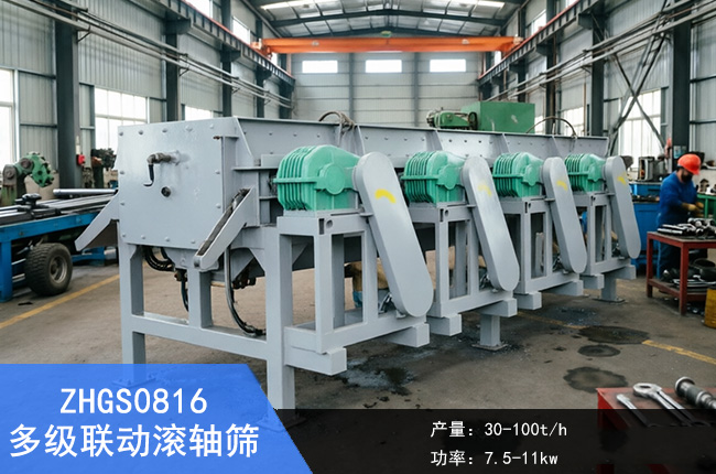 ZHGS0816多级联动滚轴筛