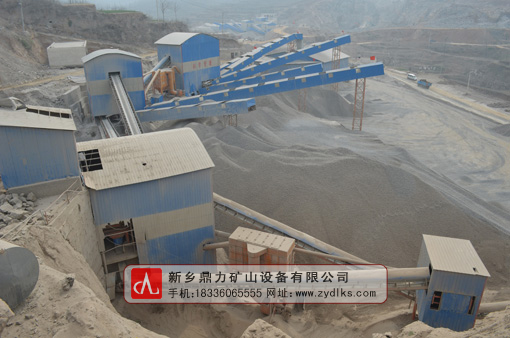 新乡鼎力砂石生产线现场