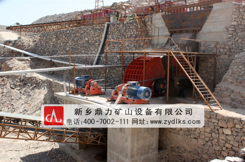 新乡鼎力为宁夏固原市原州区时产100-200砂石生产线现场